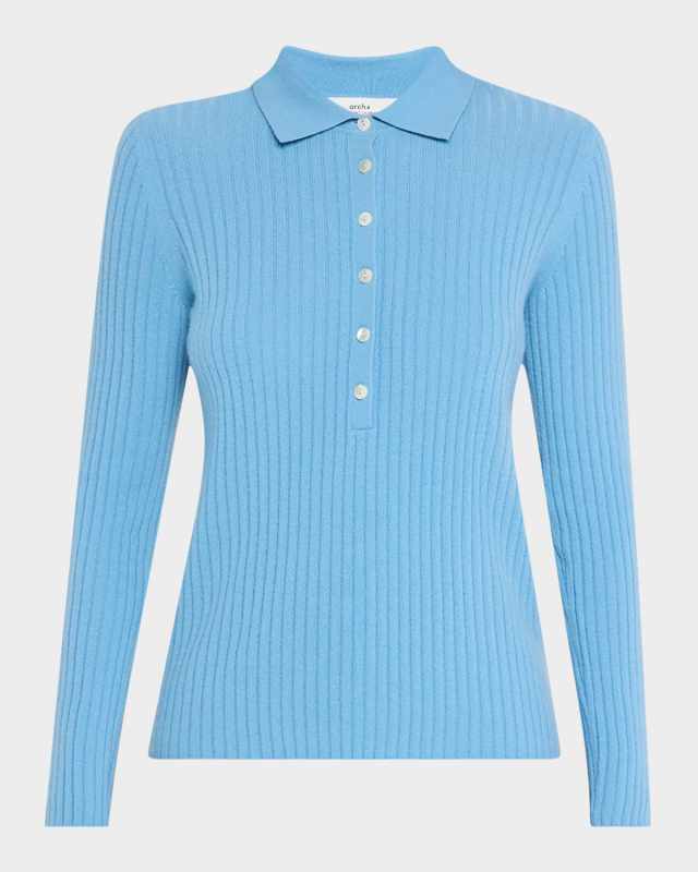 Mable Ribbed Cashmere Pullover